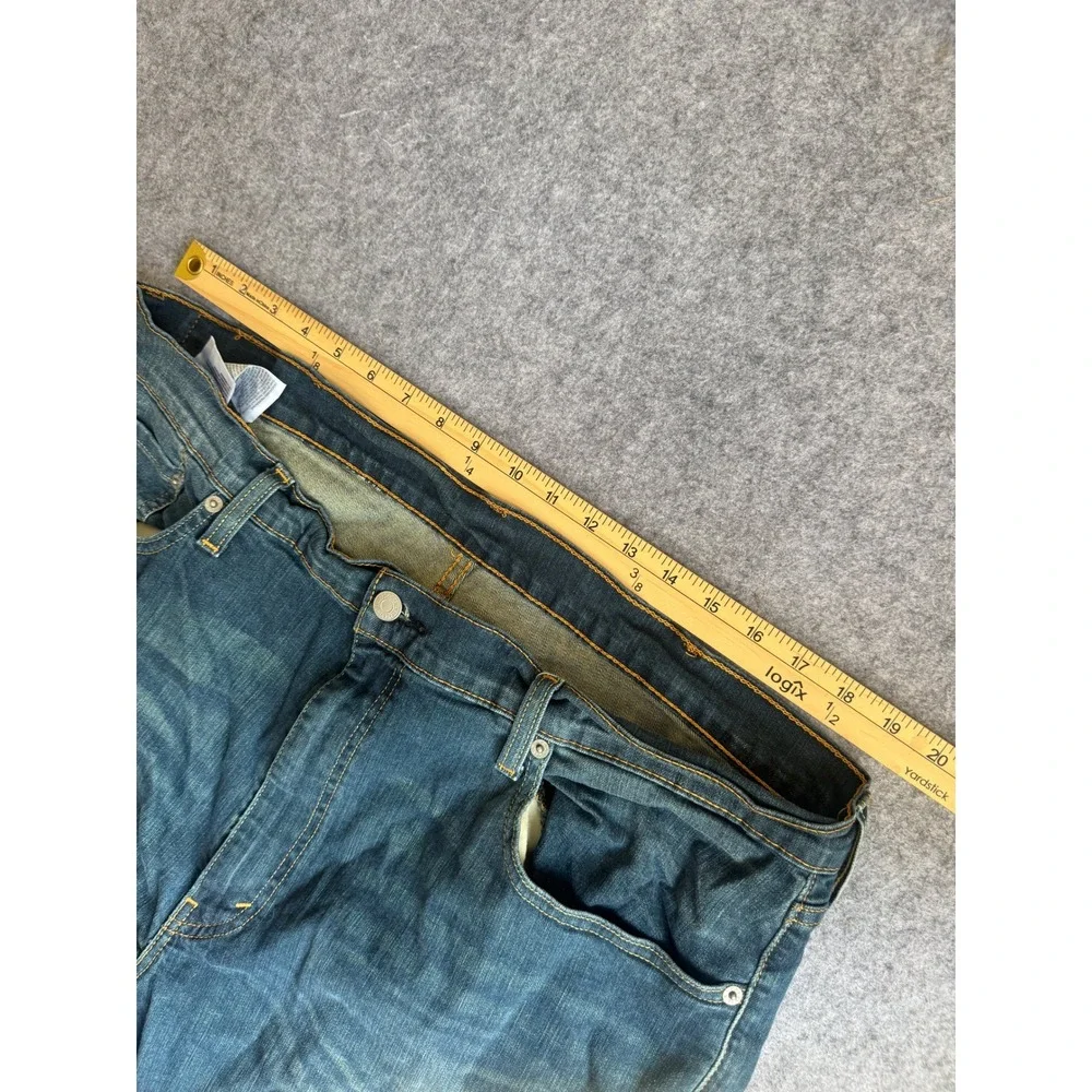Levi's 559 Relaxed Straight Mens Jeans Medium Wash Blue Denim Whiskered Casual
